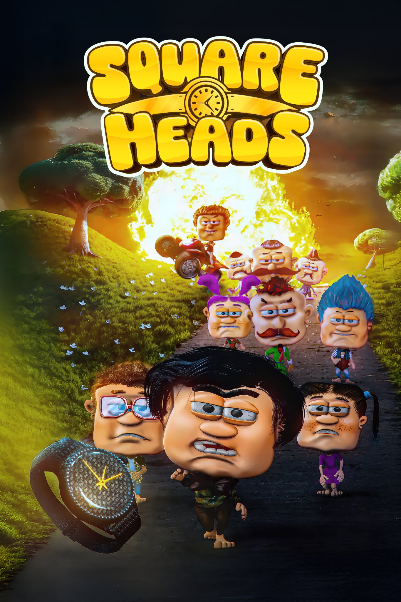 Square Heads 2025 official poster