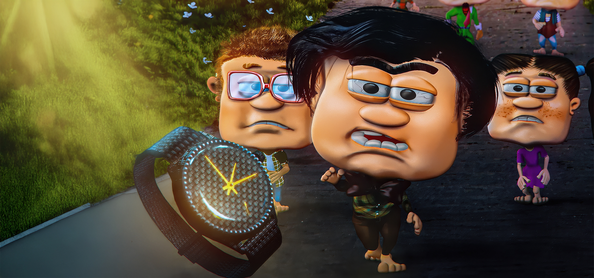 Kare Kafalar uzun metrajlı Türk animasyon filmi afişi